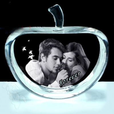 Personalised Crystal With 2D/3D Photo Engraved - Handcrafted & Custom-Made