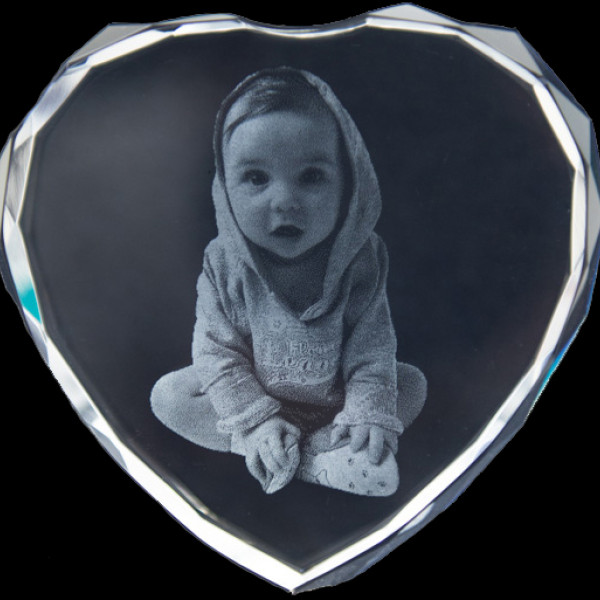 Photo Engraved Crystals In Custom Made Shapes - Handcrafted & Custom-Made