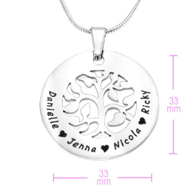 Personalised BFS Family Tree Necklace - Handcrafted & Custom-Made