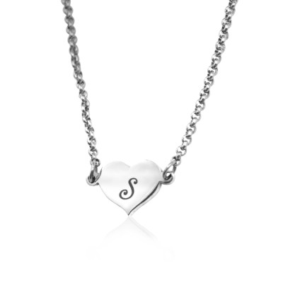 Personalised Precious Heart - Sterling Silver - Handcrafted & Custom-Made