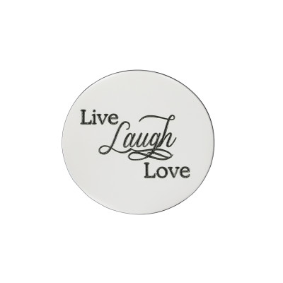 Personalised Live Laugh Love Disc - Dream Locket - Handcrafted & Custom-Made