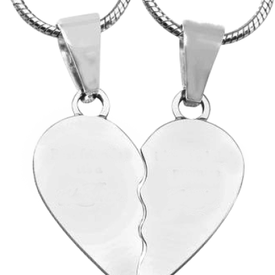 Personalised My Bestie Two Personalised Sterling Silver Necklaces - Handcrafted & Custom-Made