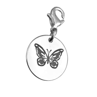 Personalised Butterfly Charm - Handcrafted & Custom-Made