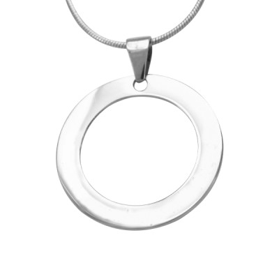 Personalised Circle of Trust Necklace - Sterling Silver - Handcrafted & Custom-Made