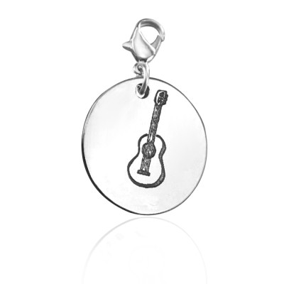 Personalised Guitar Charm - Handcrafted & Custom-Made