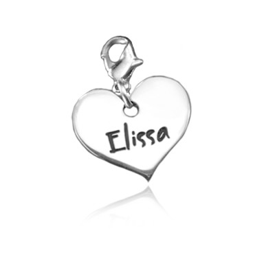 Personalised Heart Charm - Handcrafted & Custom-Made