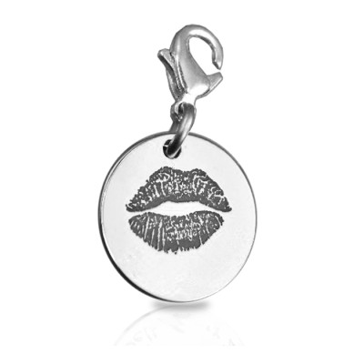Personalised Kiss Charm - Handcrafted & Custom-Made