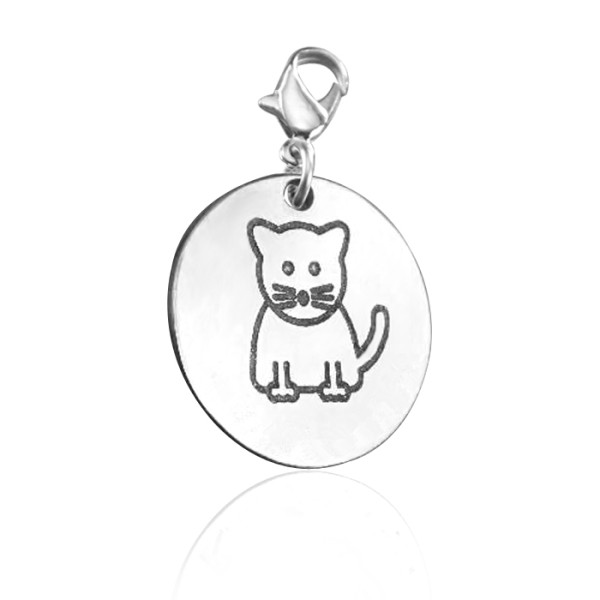 Personalised Kitty Charm - Handcrafted & Custom-Made