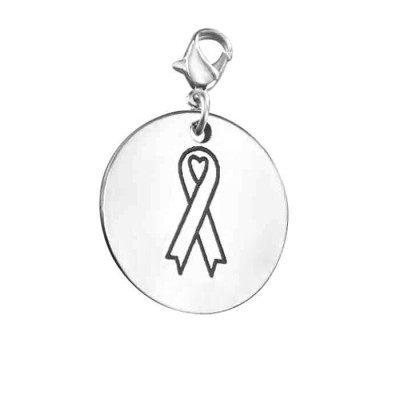 Personalised Ribbon For a Cause Charm - Handcrafted & Custom-Made