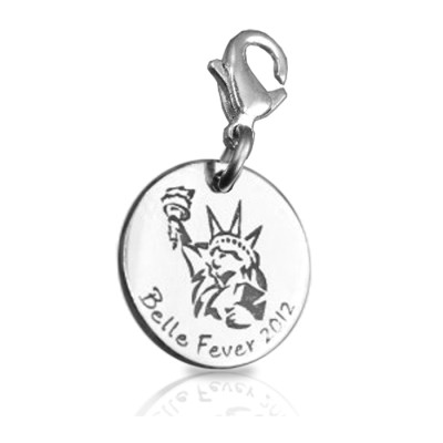 Personalised New York Charm - Handcrafted & Custom-Made