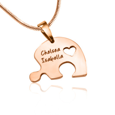 Personalised Triple Heart Puzzle - Three Personalised Necklaces - Handcrafted & Custom-Made