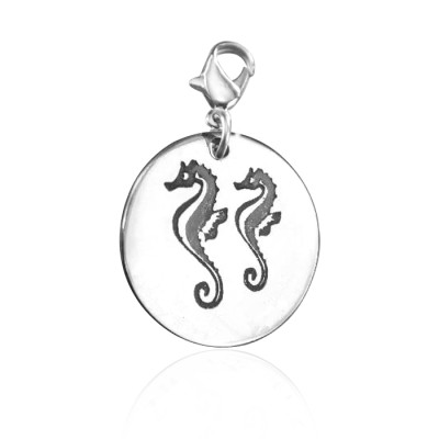 Personalised Seahorse Charm - Handcrafted & Custom-Made