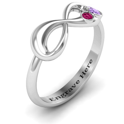 Now and Forever  Infinity Ring - Handcrafted & Custom-Made