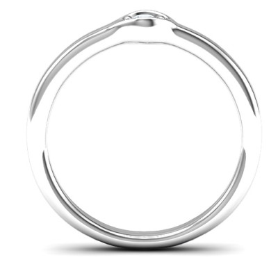 1-4 Infinite Wave Multi Stone Ring  - Handcrafted & Custom-Made
