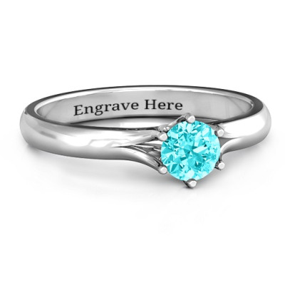 6 Prong Solitaire Ring - Handcrafted & Custom-Made