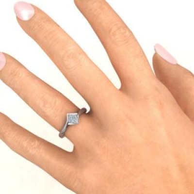 Alexandra Princess Cut Ring - Handcrafted & Custom-Made
