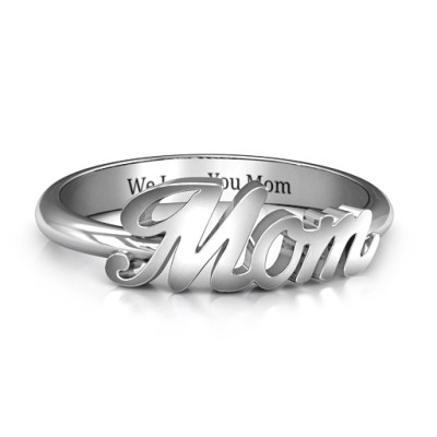 All About Mom Name Ring - Handcrafted & Custom-Made