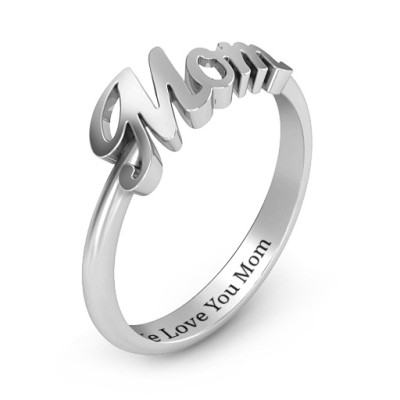 All About Mom Name Ring - Handcrafted & Custom-Made