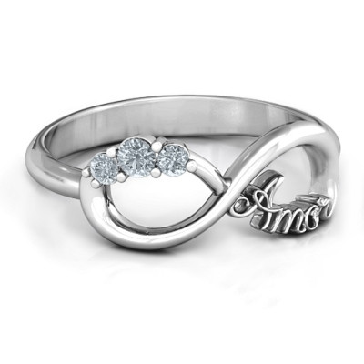Amor Infinity Ring - Handcrafted & Custom-Made