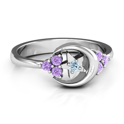 Beautiful Night Ring - Handcrafted & Custom-Made