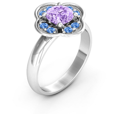 Blossoming Love Engagement Ring - Handcrafted & Custom-Made