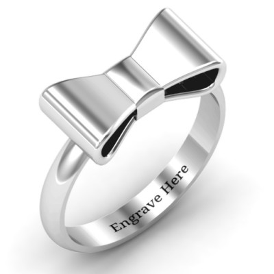 Bow Tie Ring - Handcrafted & Custom-Made