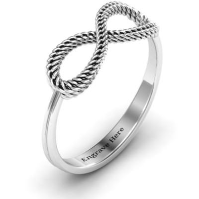 Braided Infinity Ring - Handcrafted & Custom-Made