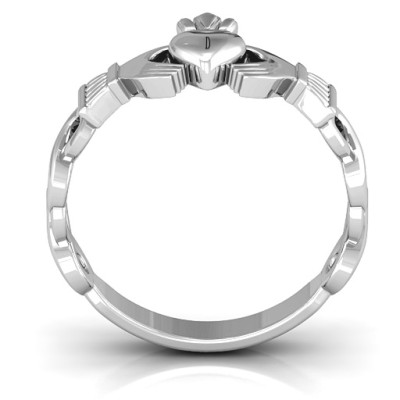 Classic Infinity Claddagh Ring - Handcrafted & Custom-Made