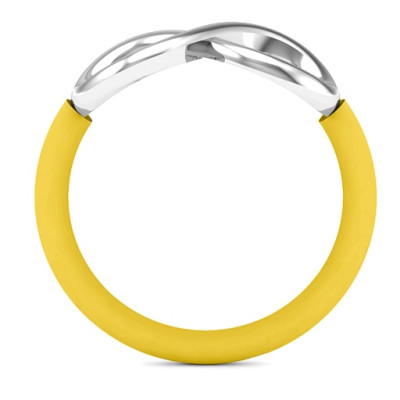 Classic Infinity Ring with Changeable Bands - Handcrafted & Custom-Made