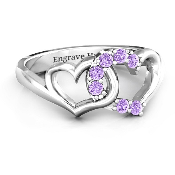 Connecting Hearts Ring - Handcrafted & Custom-Made