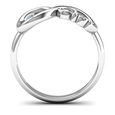 Dad Infinity Ring - Handcrafted & Custom-Made