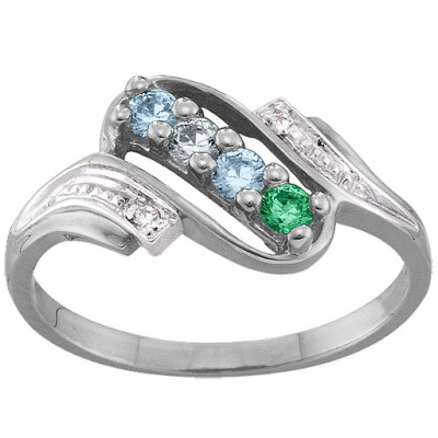 Diamond Accent 2-6 Stones Ring  - Handcrafted & Custom-Made