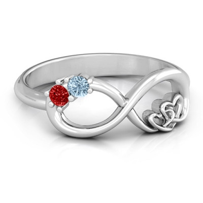 Double the Love Infinity Ring - Handcrafted & Custom-Made