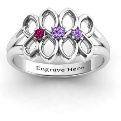 Echo of Love Infinity Ring - Handcrafted & Custom-Made