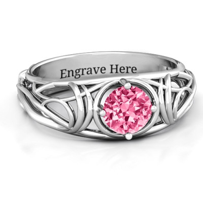 Enchanting Tangle of Love Ring - Handcrafted & Custom-Made