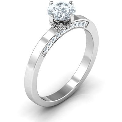 Enchantment Solitaire Ring - Handcrafted & Custom-Made
