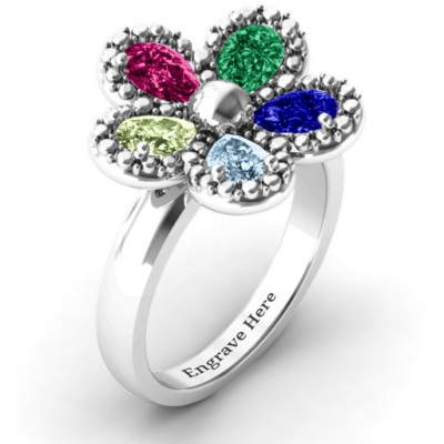 Flower Ring - Handcrafted & Custom-Made