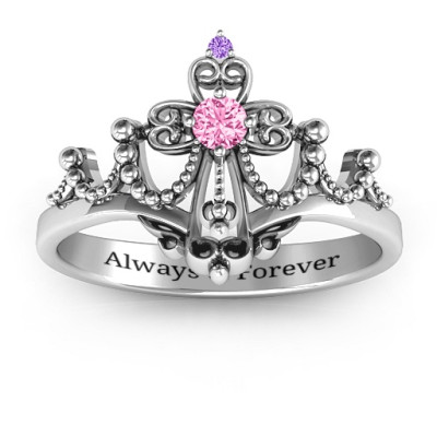 Forever And Always Tiara Ring - Handcrafted & Custom-Made