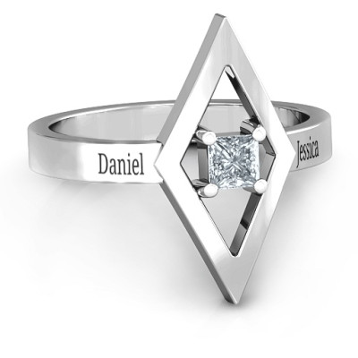 Glam Diamond Ring - Handcrafted & Custom-Made