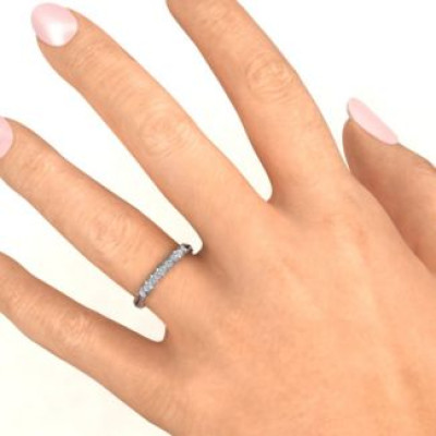 Glimmering Love Ring - Handcrafted & Custom-Made
