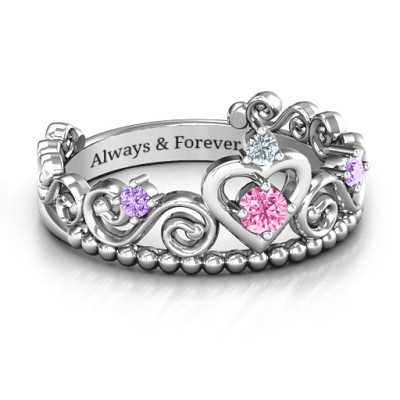 Happily Ever After Tiara Ring - Handcrafted & Custom-Made