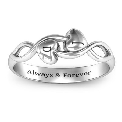 Heavenly Hearts Ring - Handcrafted & Custom-Made