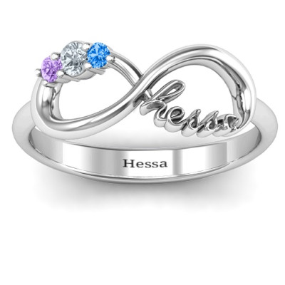 Hessa  Never Parted After Gemstone Ring  - Handcrafted & Custom-Made