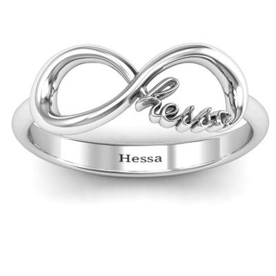 Hessa  Never Parted After Infinity Ring - Handcrafted & Custom-Made