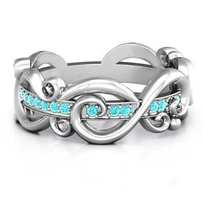 Imperative Love Infinity Ring - Handcrafted & Custom-Made
