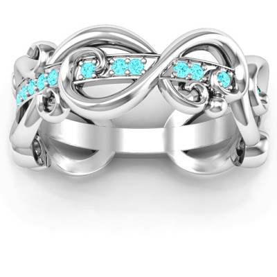Imperative Love Infinity Ring - Handcrafted & Custom-Made
