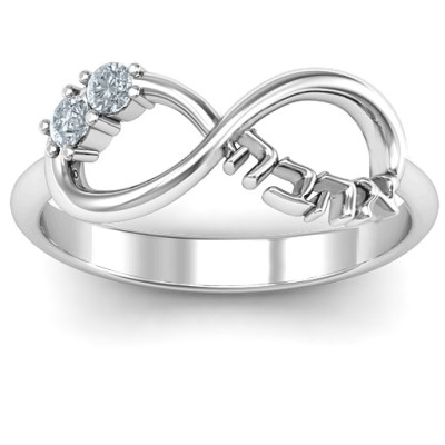 Infinity Ahava Ring - Handcrafted & Custom-Made