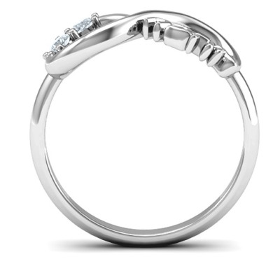 Infinity Ahava Ring - Handcrafted & Custom-Made