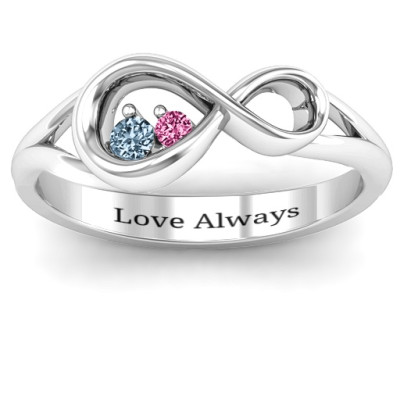 Infinity Love Nest Ring - Handcrafted & Custom-Made