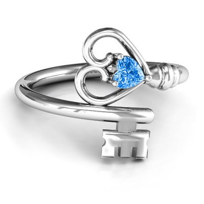 Key to Her Heart Ring - Handcrafted & Custom-Made